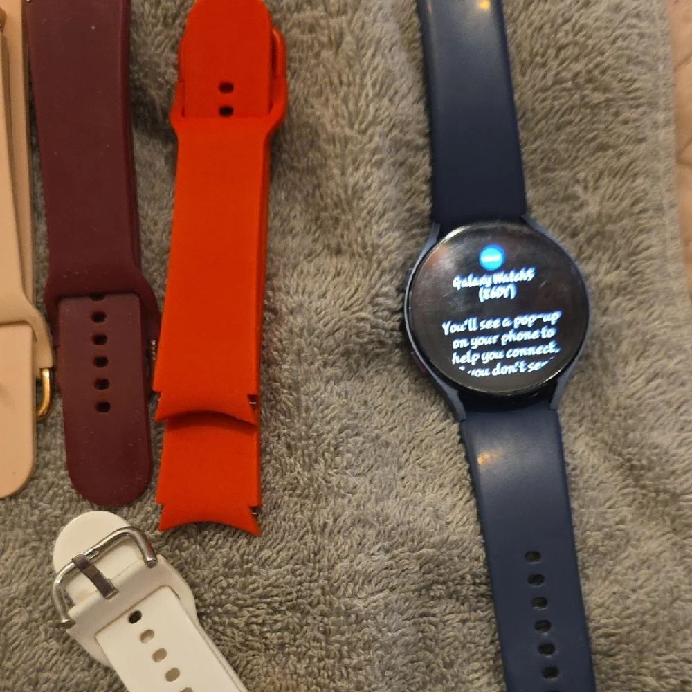 Samsung Smartwatch with Deep Blue Band